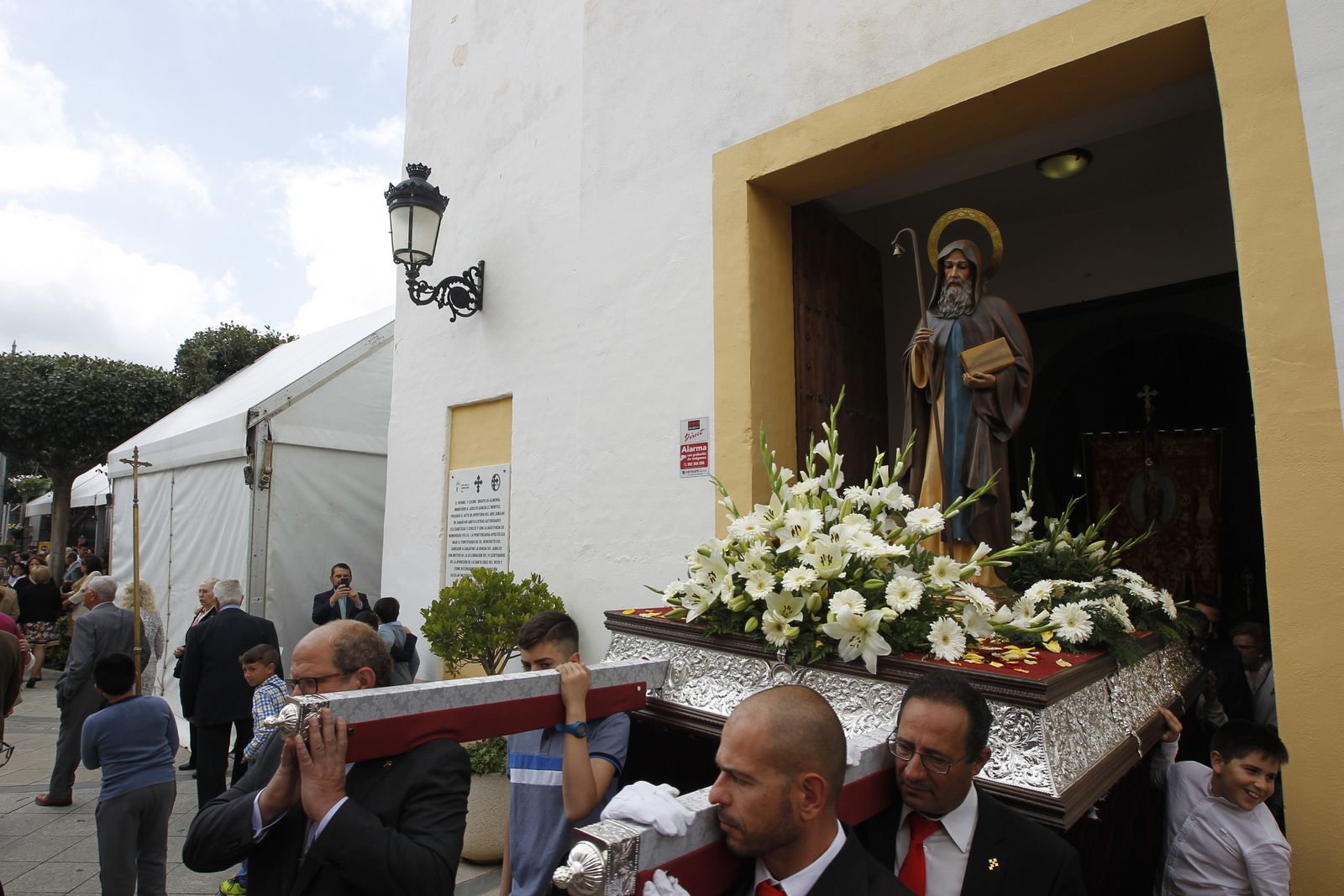 Fotogalería de la Procesión a la Ermita del Cerro de San Blas. Fiestas de Canjáyar.