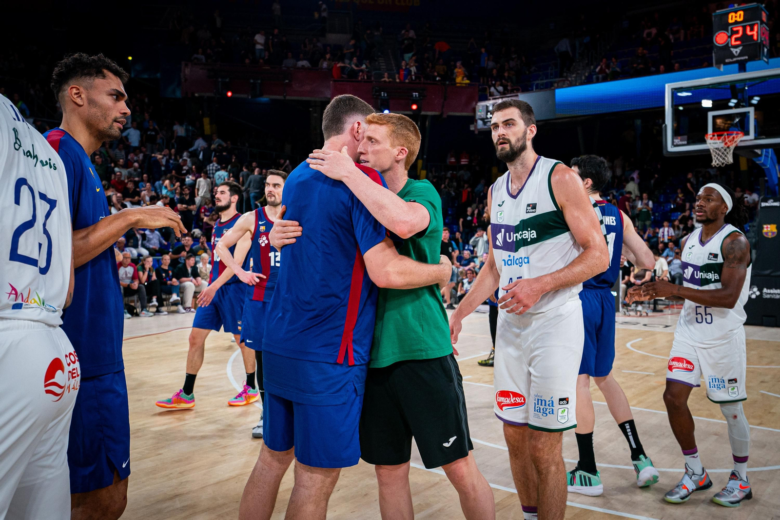 El Barcelona-Unicaja, en fotos