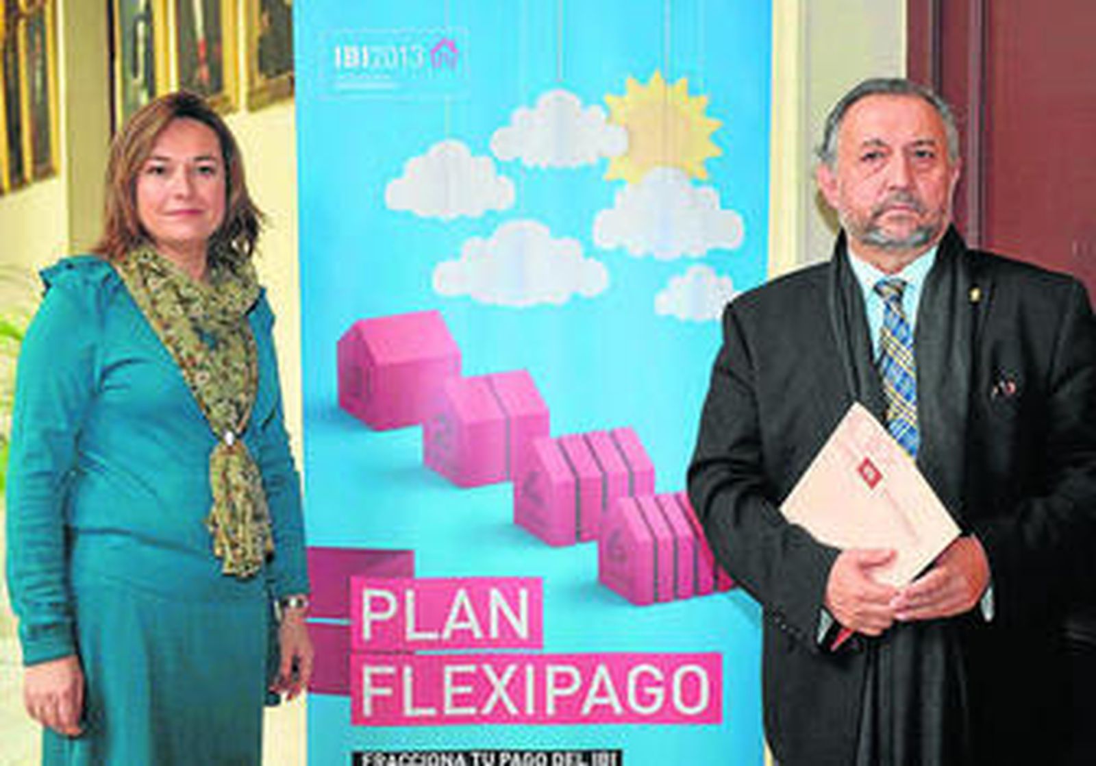 La concejala de Economía, ayer, en conferencia de prensa.