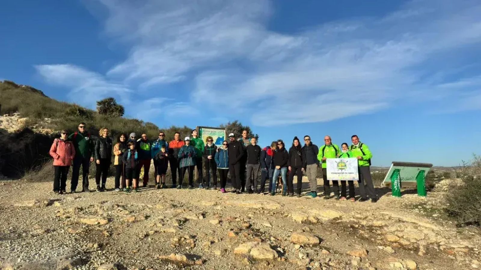 Participantes en la Senda Pirata.