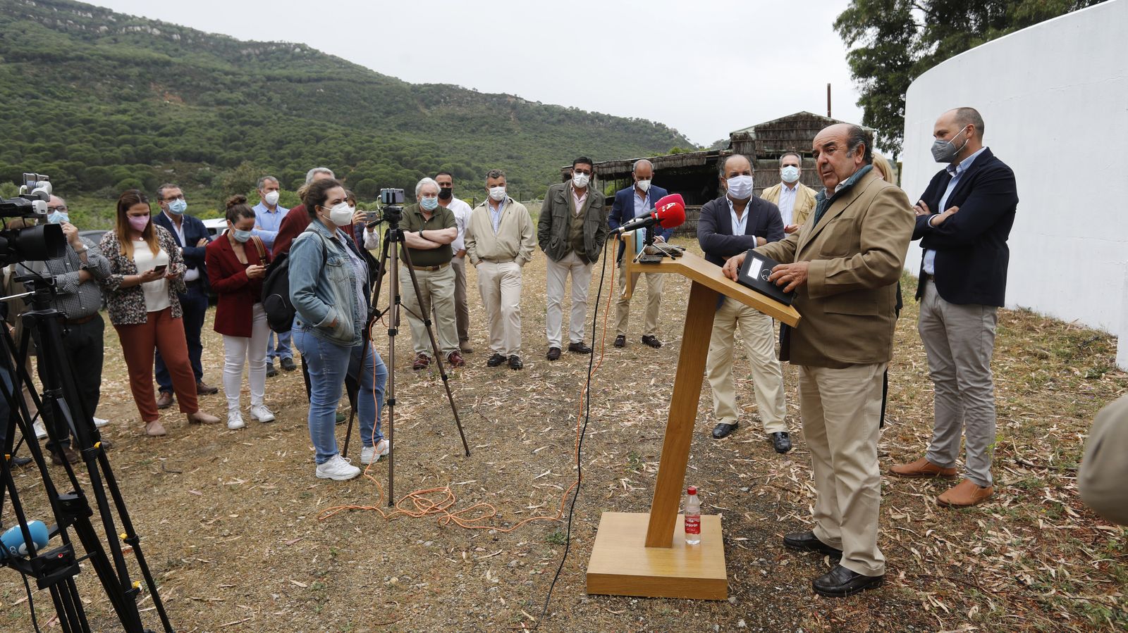 Las fotos del centro de carga de ganado vacuno en Los Barrios