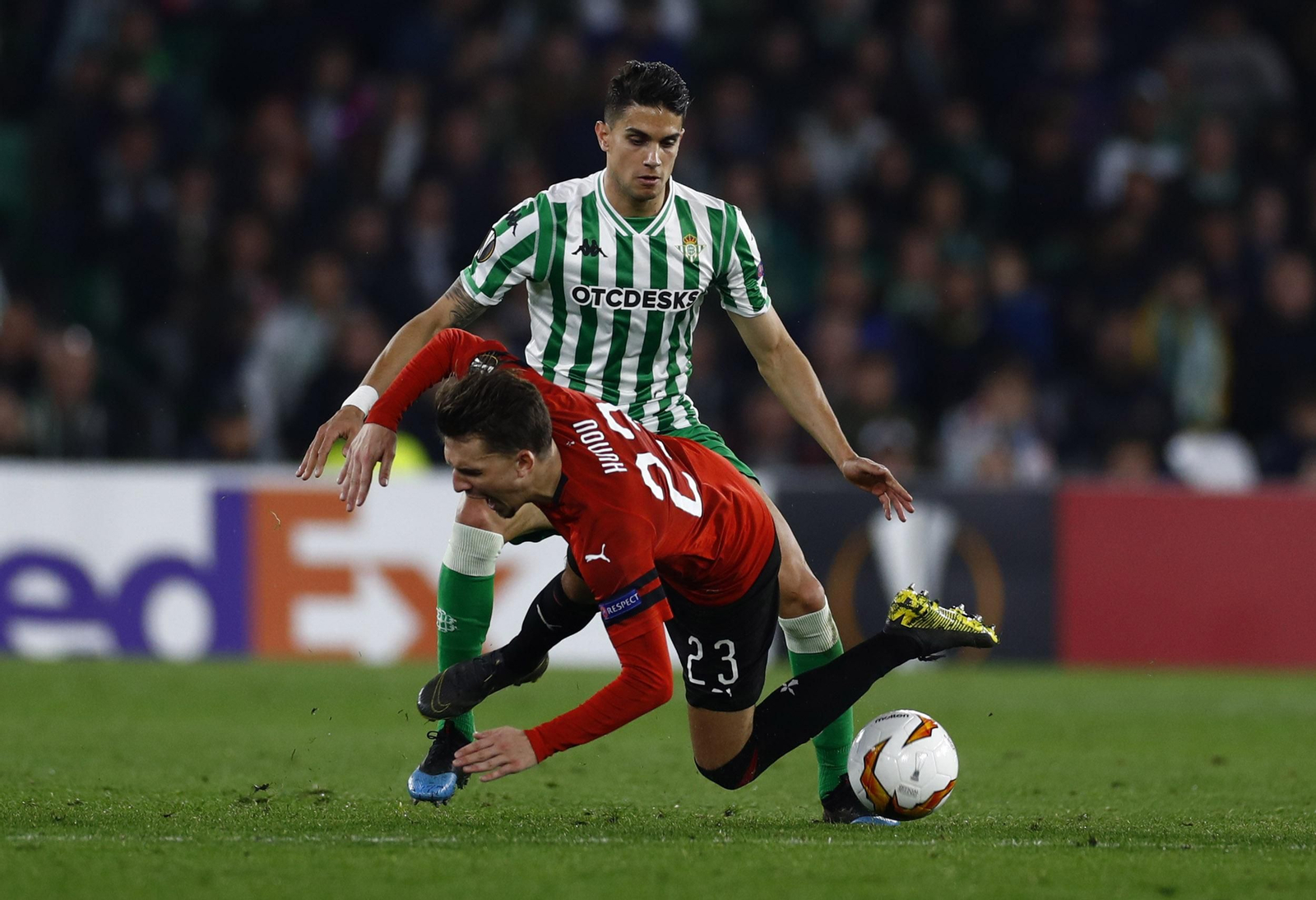 Las imágenes del Betis-Rennes