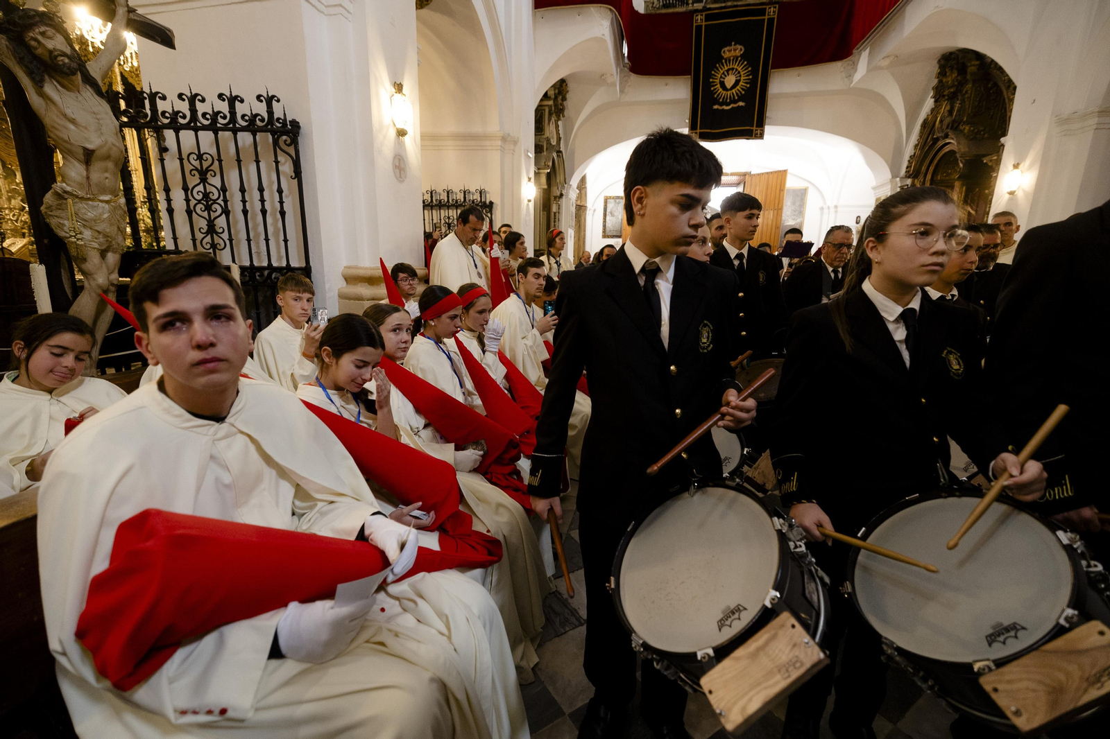 Las imágenes de la cofradía de las Penas en la Semana Santa de Cádiz de 2024