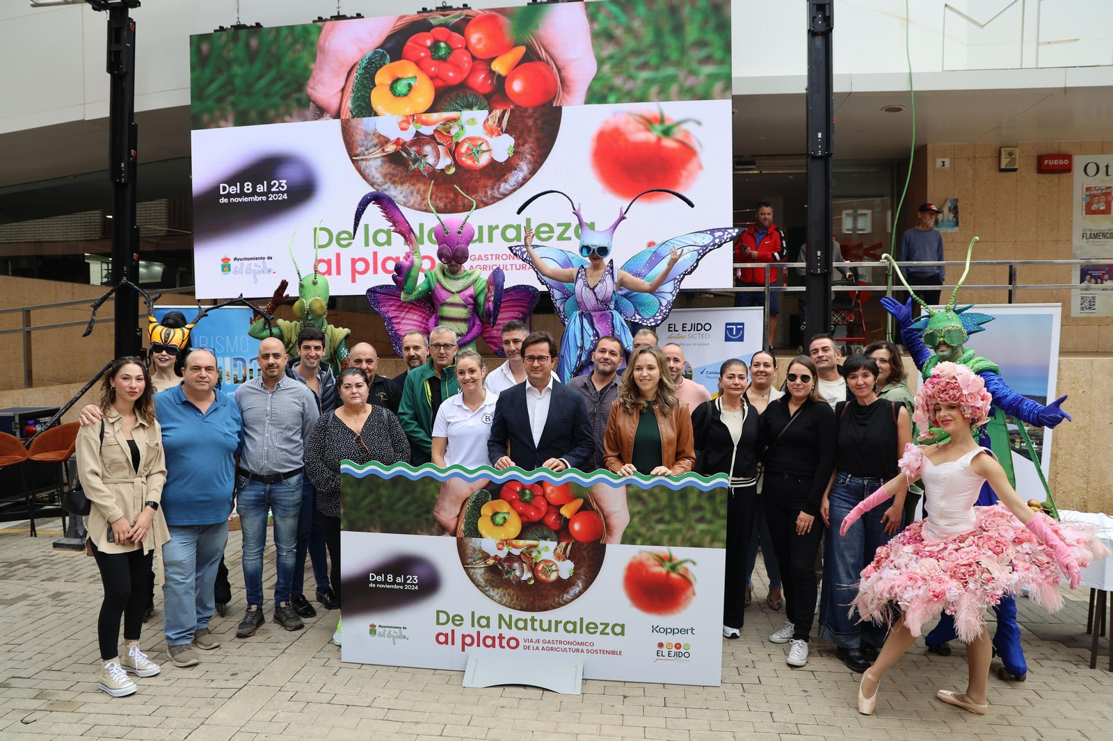 Presentación del viaje gastronómico de El Ejido 'De la Naturaleza al plato'.