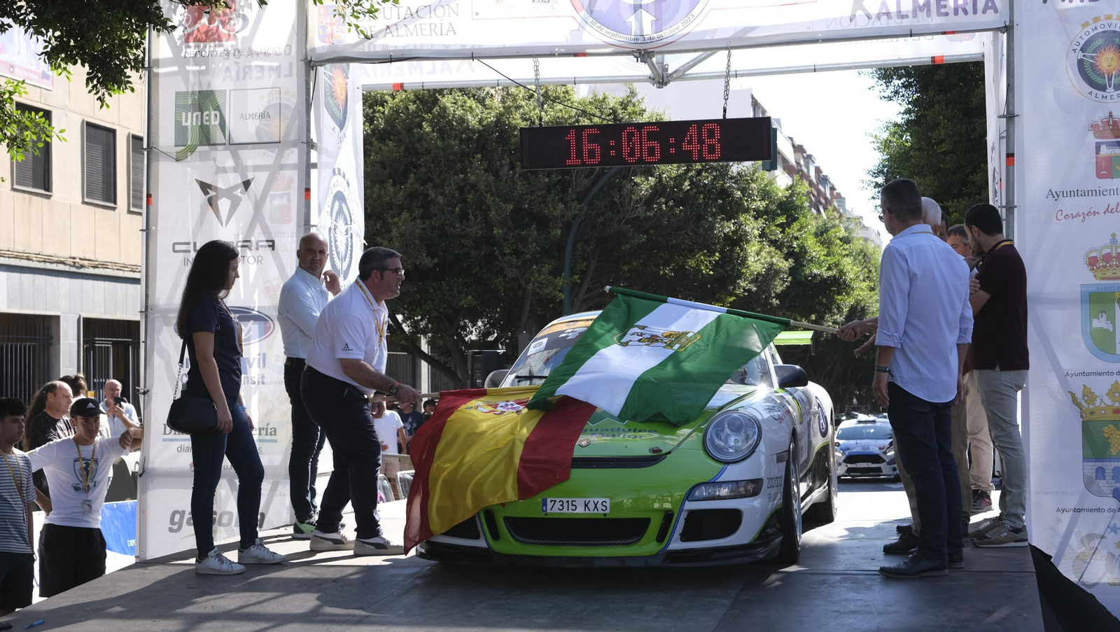 Imágenes de la salida del Rallye Costa de Almería