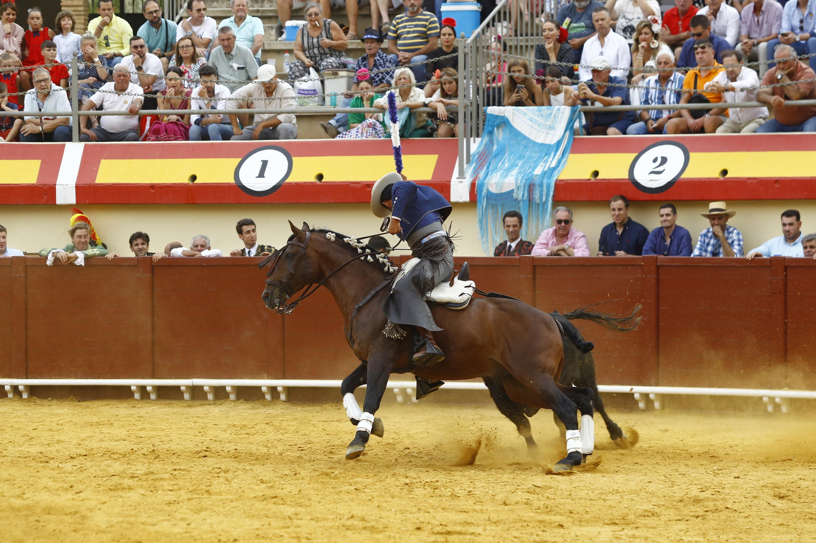 Imágenes de la corrida de rejones en la Feria taurina de Vera 2022