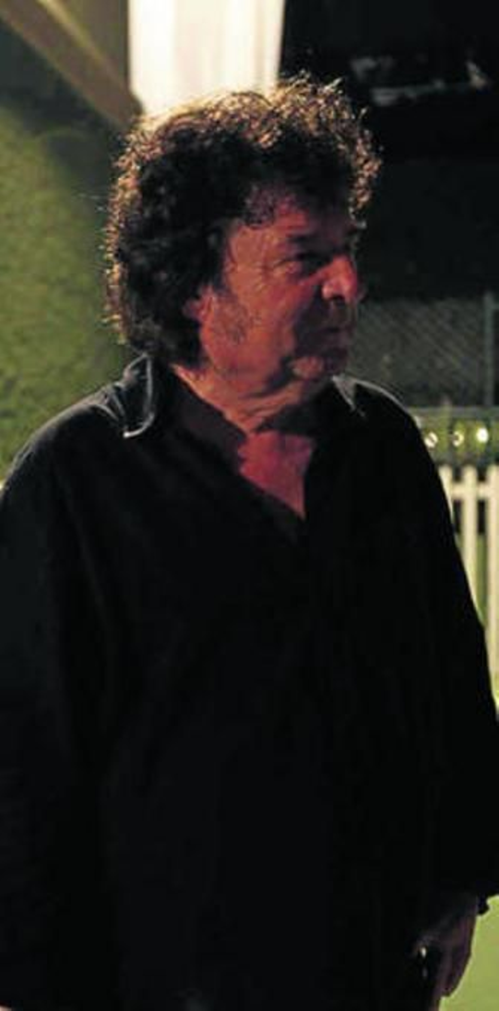 Morente tras el concierto.