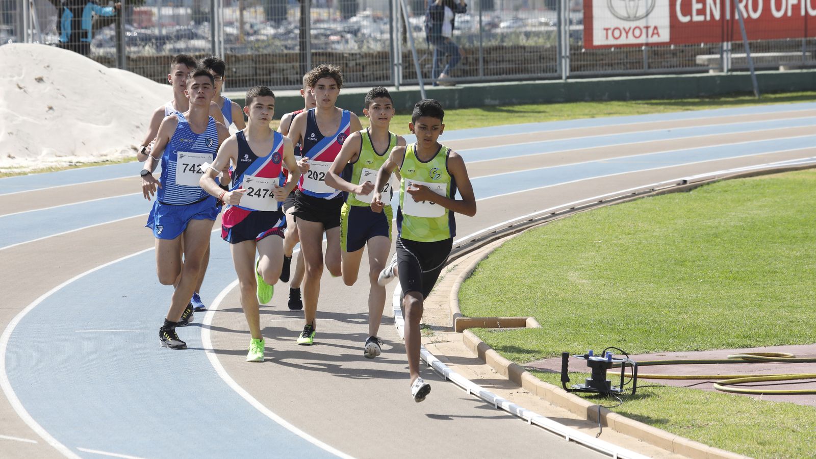 Las fotos de atletismo en las pistas del Enrique Talavera