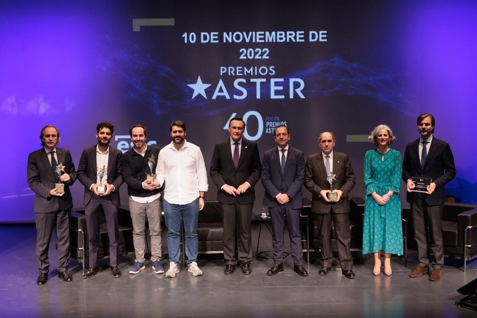 Foto de familia Premios Aster ESIC Andalucía Occidental .