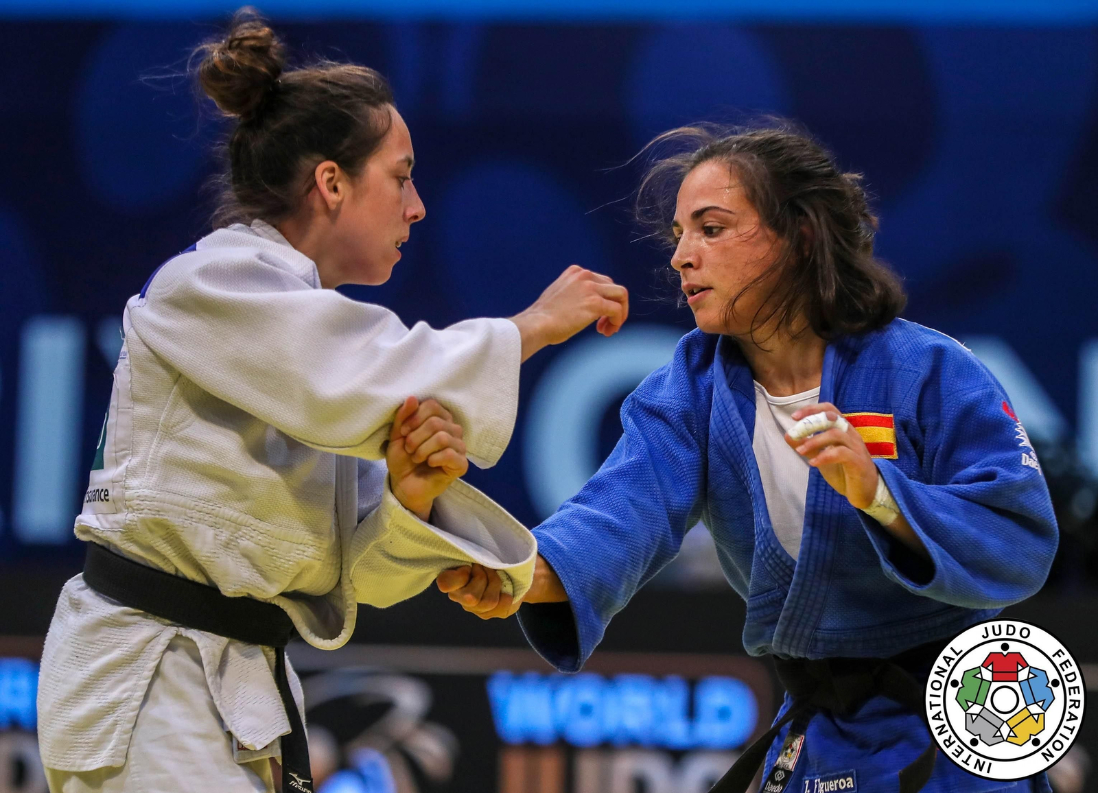 Julia Figueroa, durante un reciente combate.
