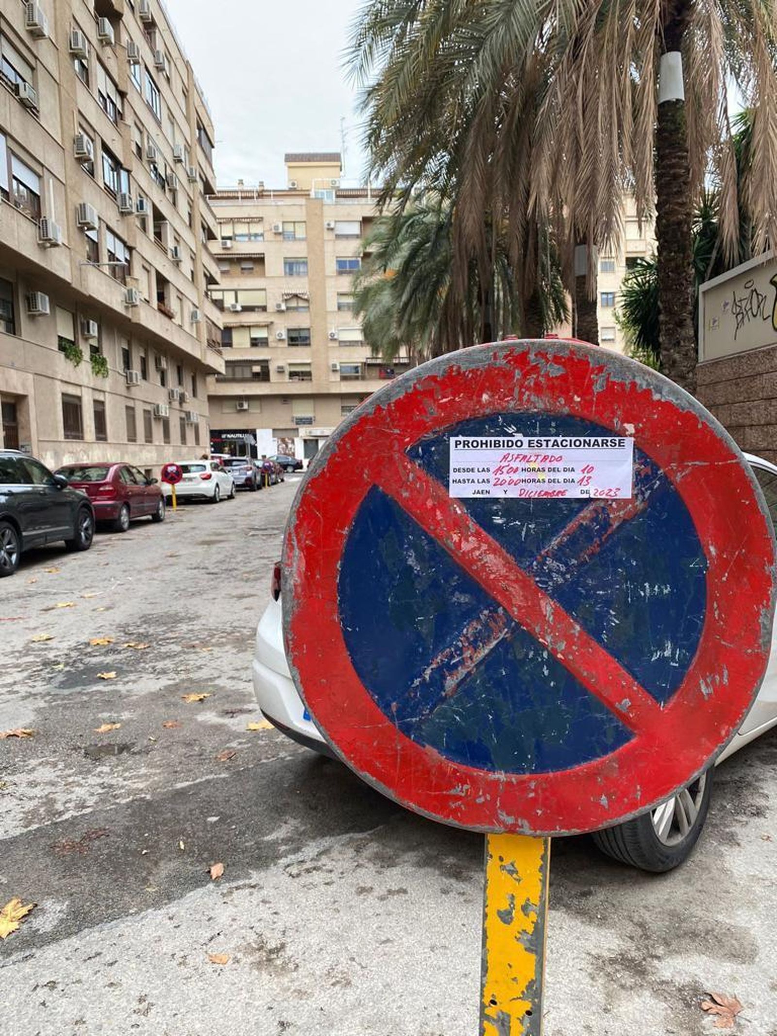 Asfaltado y cortes de tráfico.