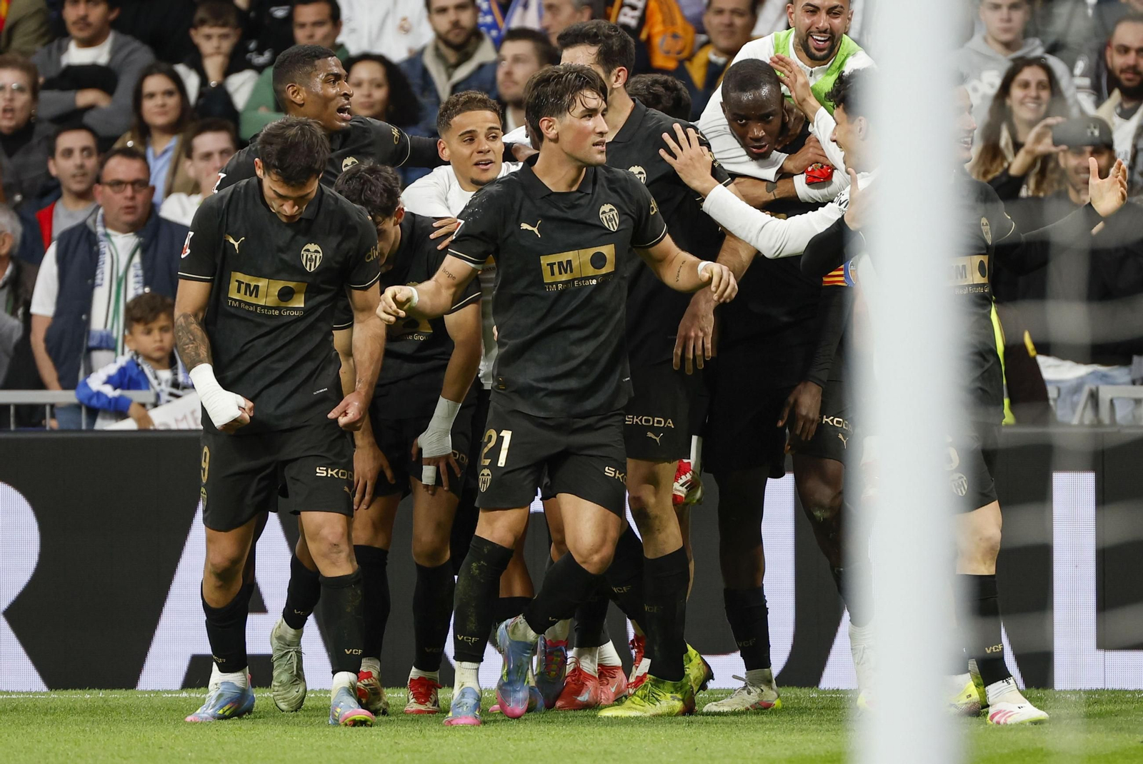 Las fotos de la derrota del Real Madrid ante el Valencia