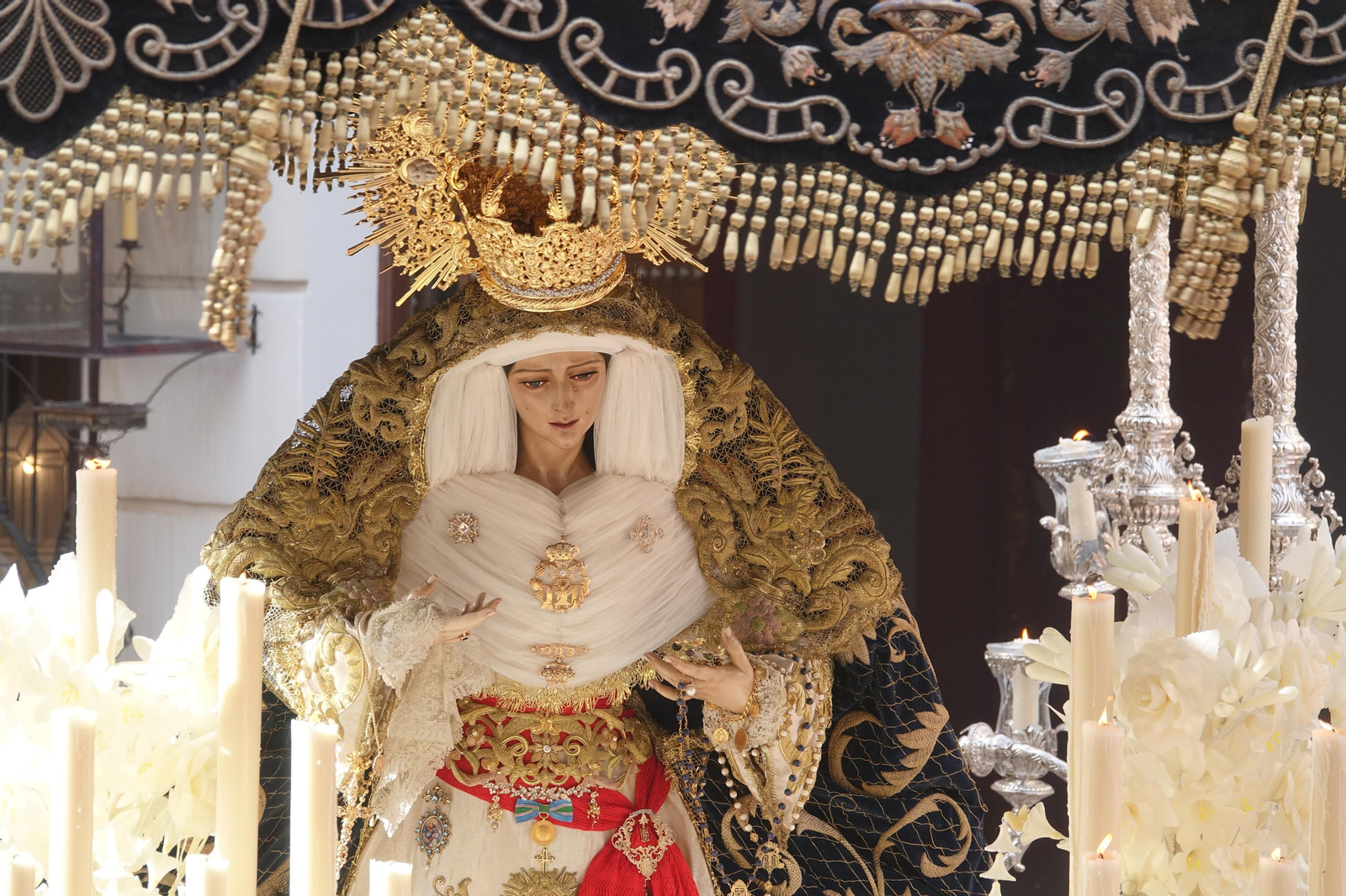 La Sagrada Cena en el Jueves Santo de Málaga, en fotos
