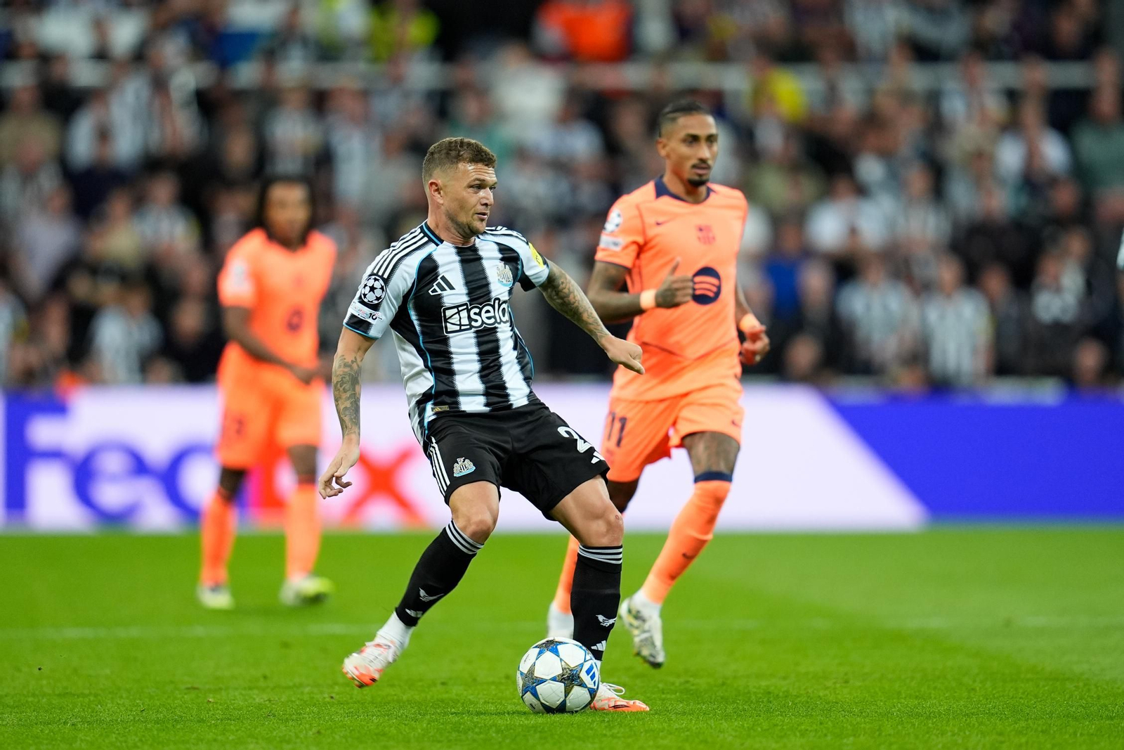 Las fotos del Newcastle-Barcelona