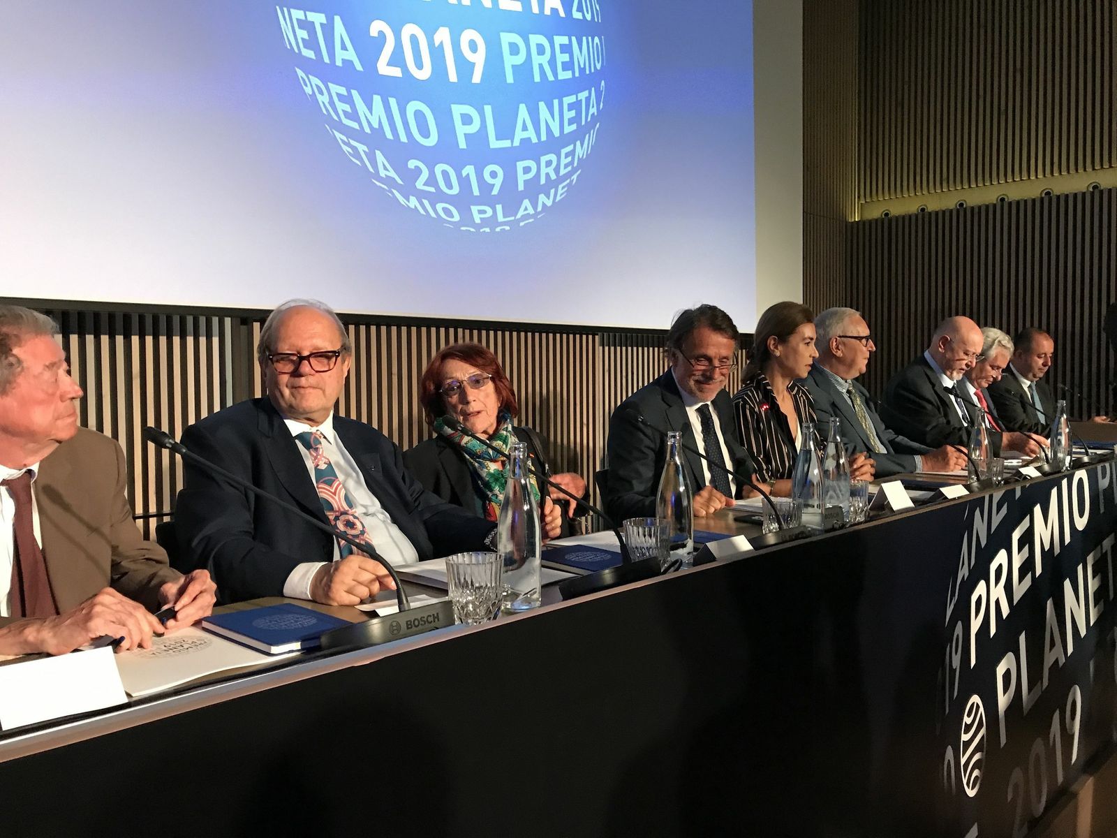 Un momento de la rueda de prensa en el Recinto Modernista de San Pau.