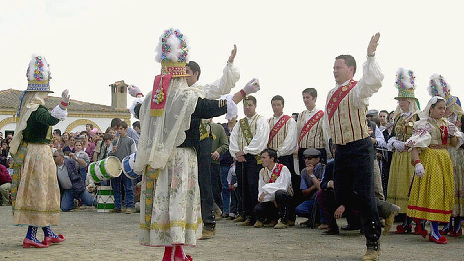Baile del Poleo en la Romería de San Benito Abad.