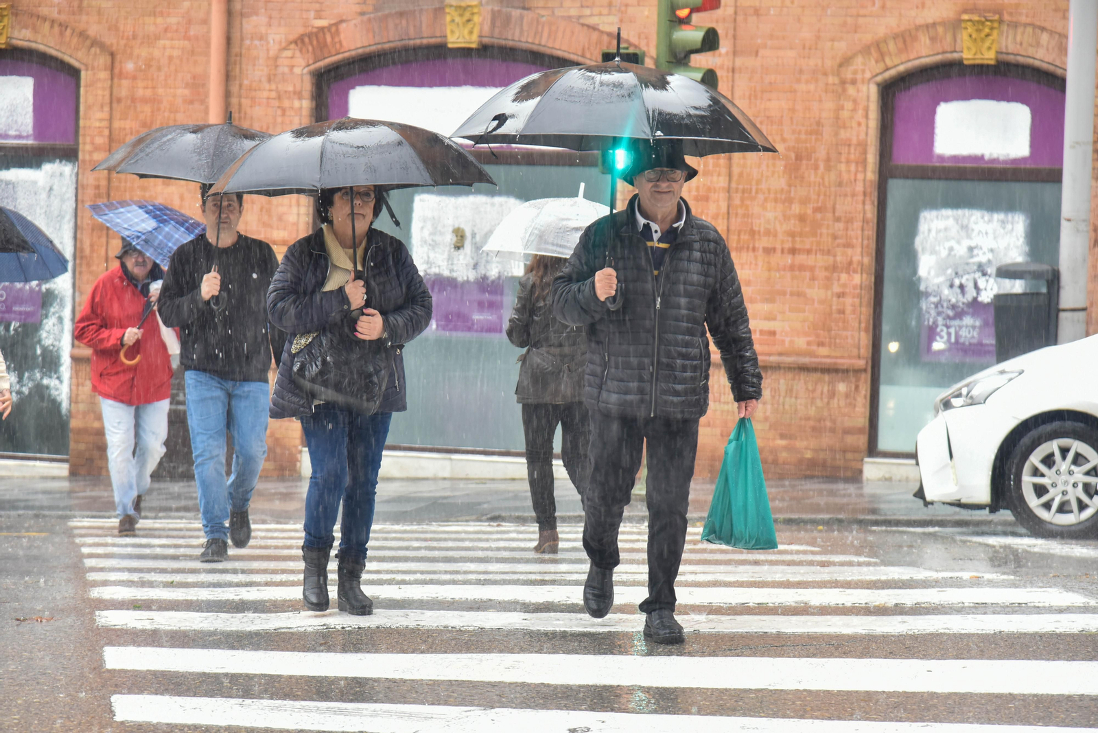 Lluvia en Algeciras.