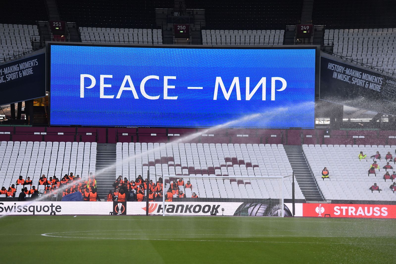 Las imágenes del West Ham - Sevilla