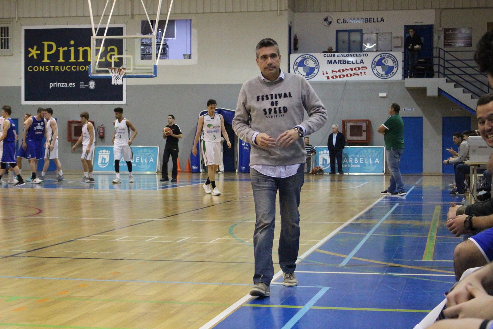 Francis Tomé, técnico del CB Marbella.