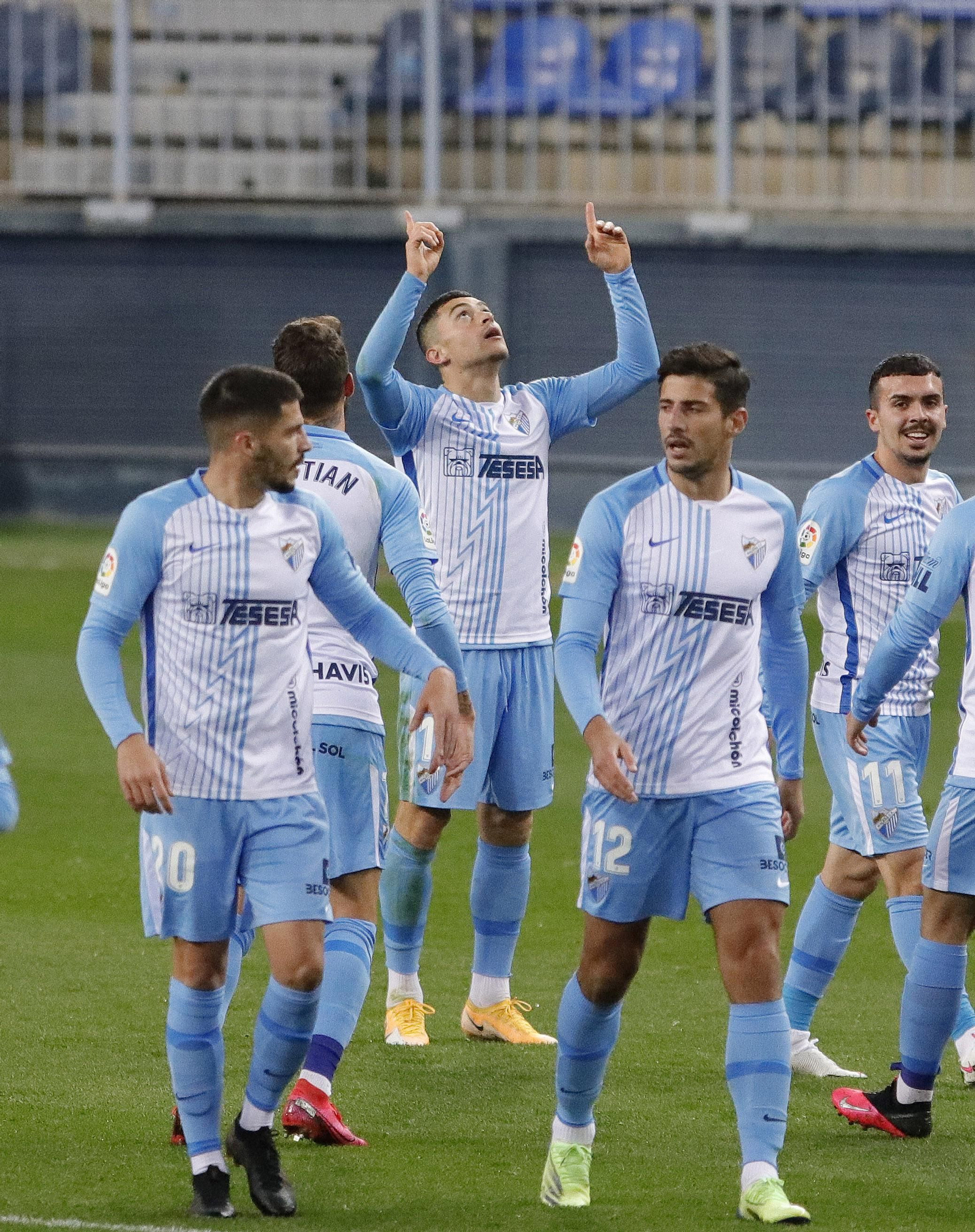 El Málaga CF-Real Oviedo, en fotos