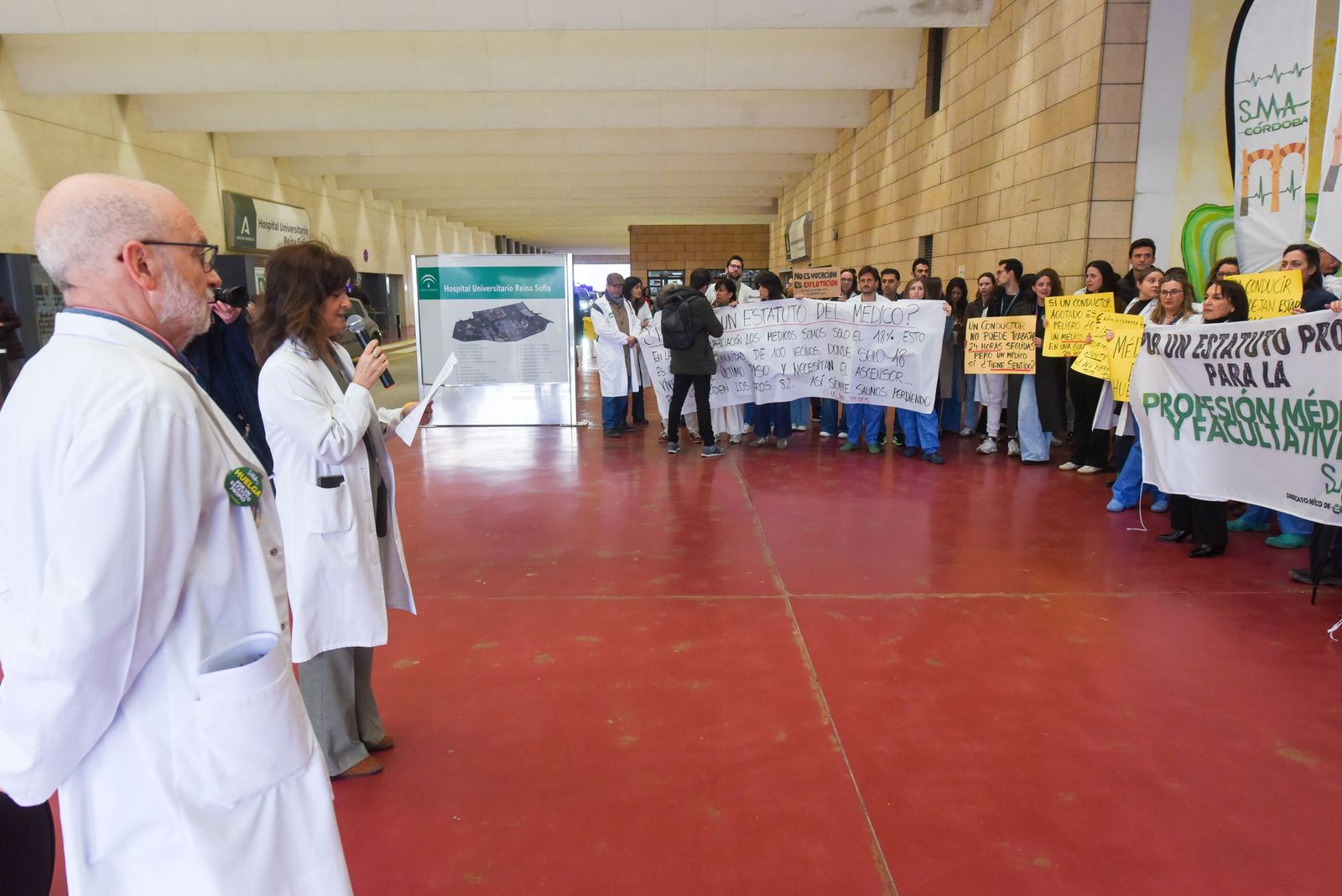 Las imágenes de la marcha de los médicos cordobeses por un estatuto propio y la mejora de sus condiciones laborales