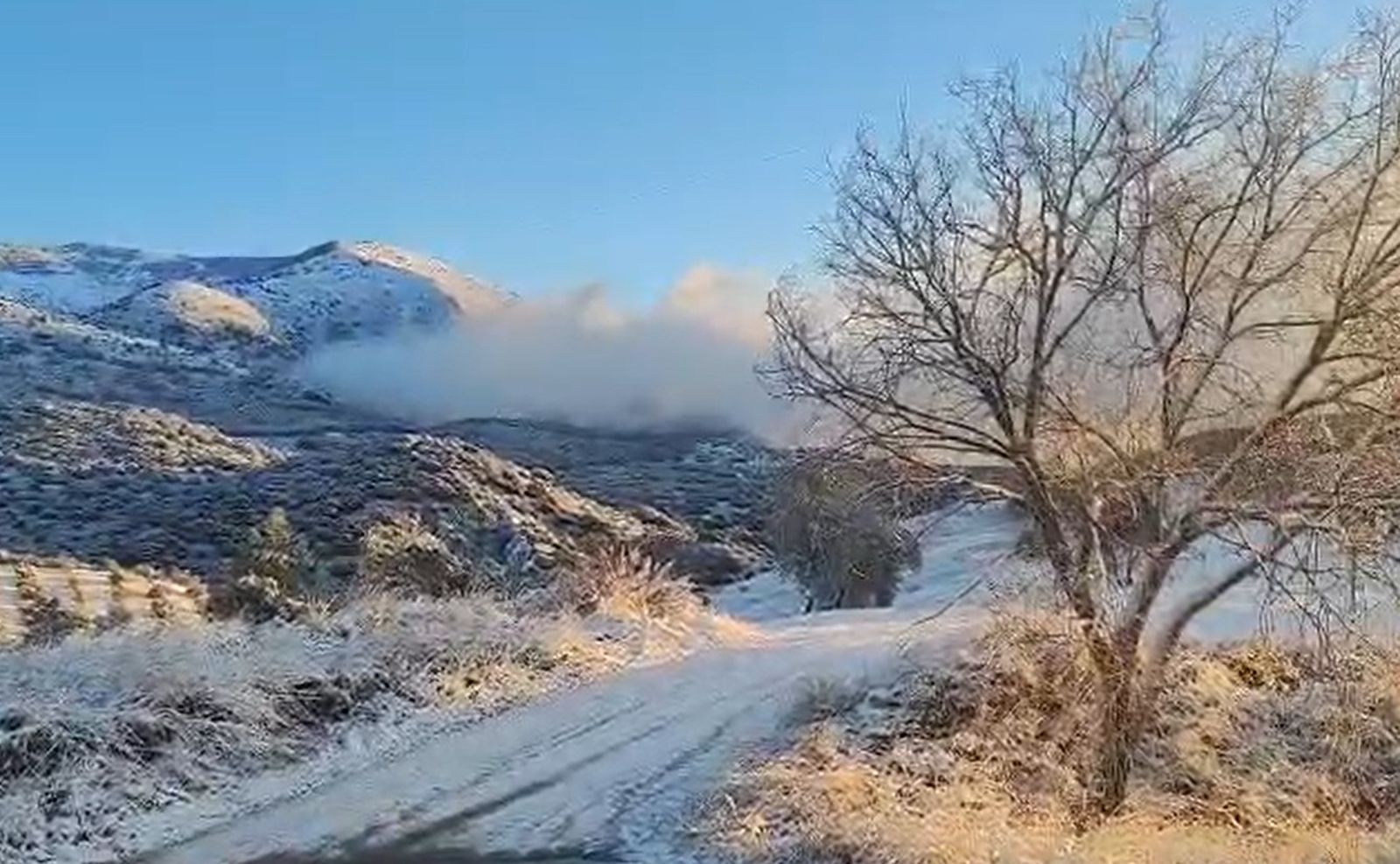 Nieve en Sierra Mágina.