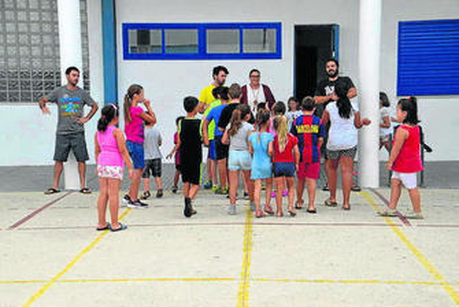 Escuela de verano, en el Servando Camúñez.