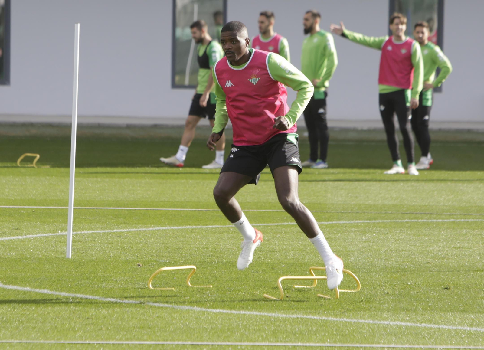 William Carvalho, en el entrenamiento.