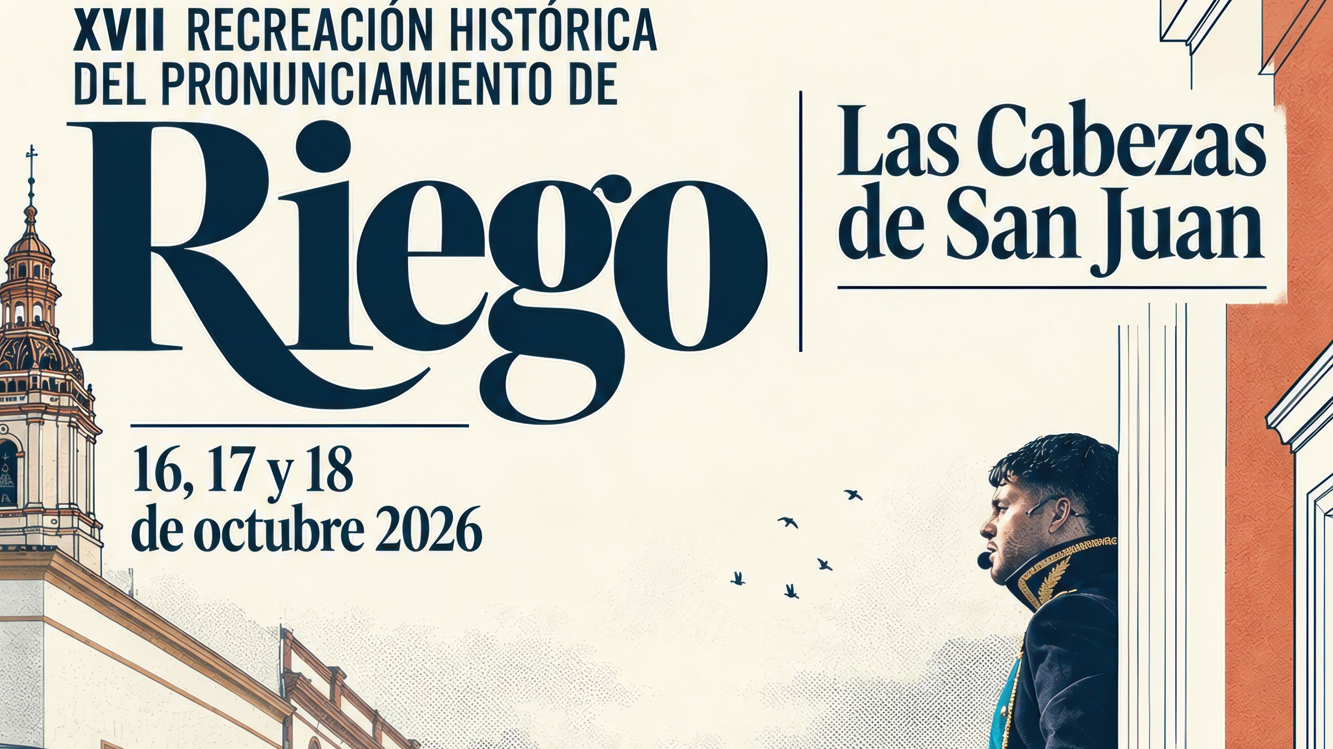 Recreación histórica del pronunciamiento de Riego en Las Cabezas de San Juan con animación, gastronomía y más