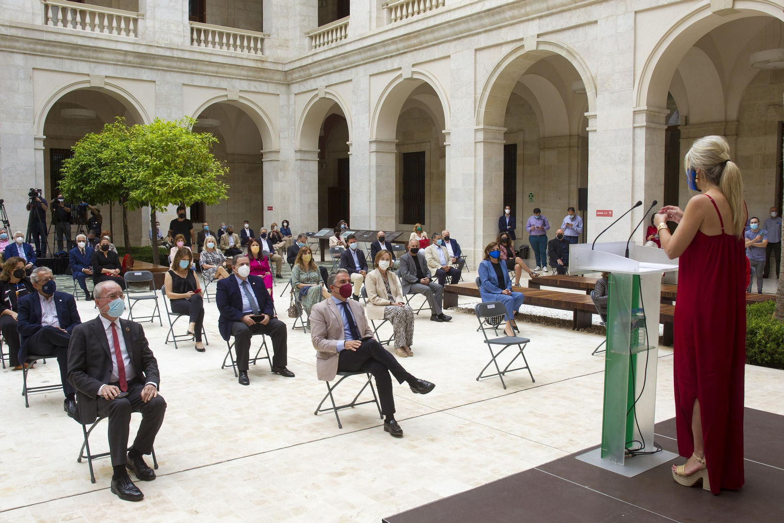 Las fotos de la nueva sala de exposiciones temporales Eugenio Chicano del Museo de Málaga