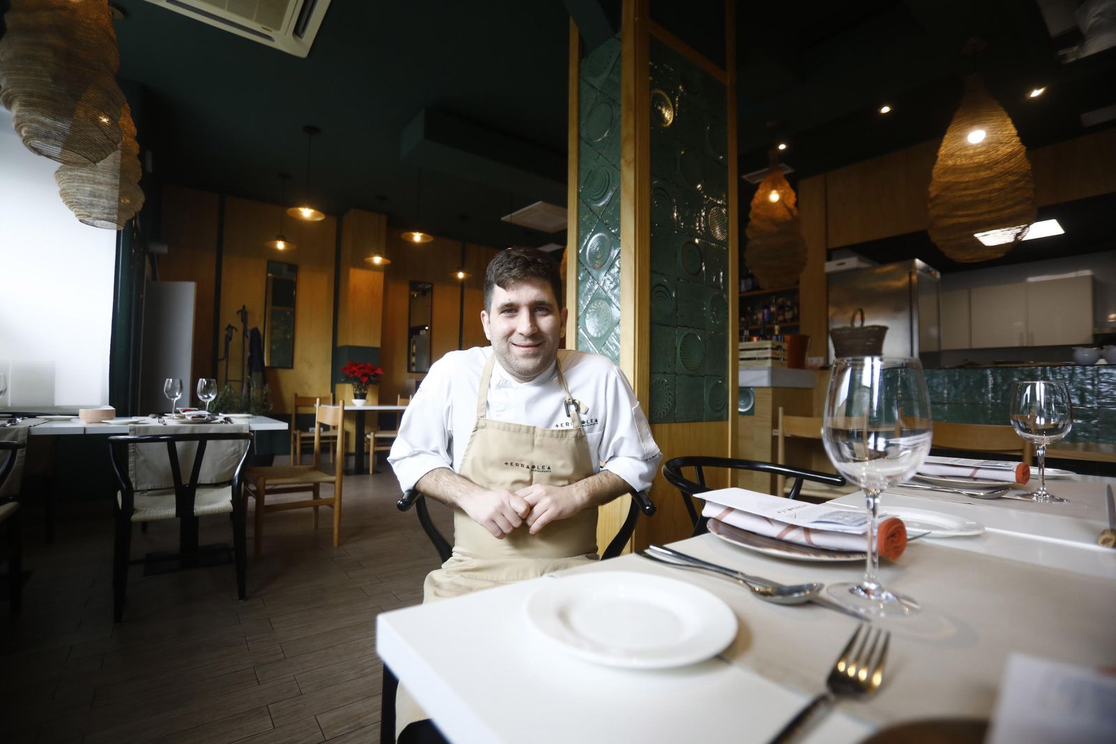 Paco Villar, en su restaurante Terra Olea.