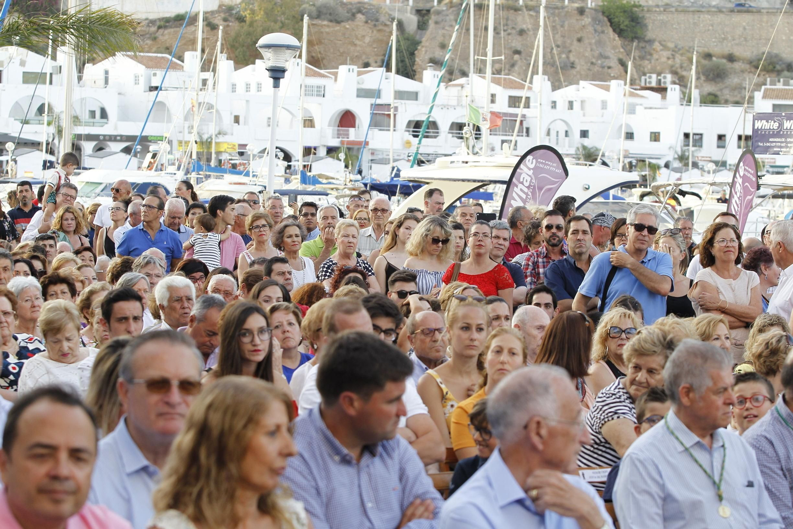 Las imágenes de la procesión de la Virgen del Carmen en Aguadulce