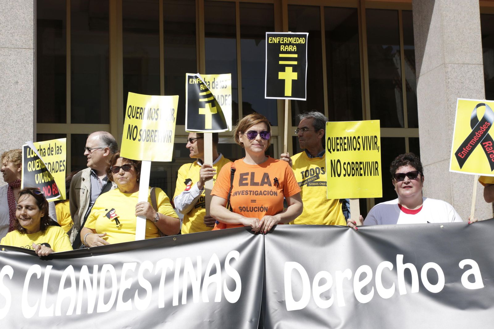 Manifestación para dar visibilidad a las enfermedades  raras en Córdoba.