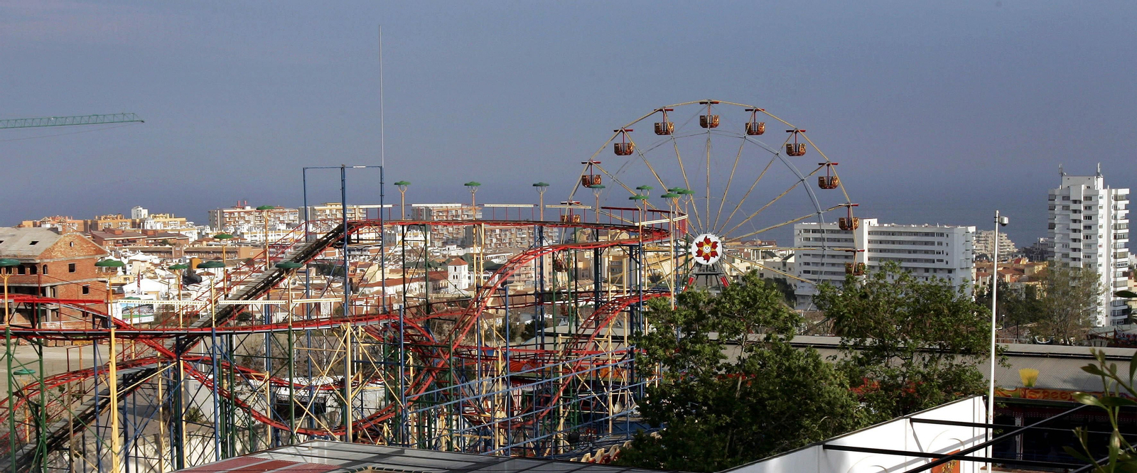 Vista del parque de atracciones Tívoli World, en Benalmádena.