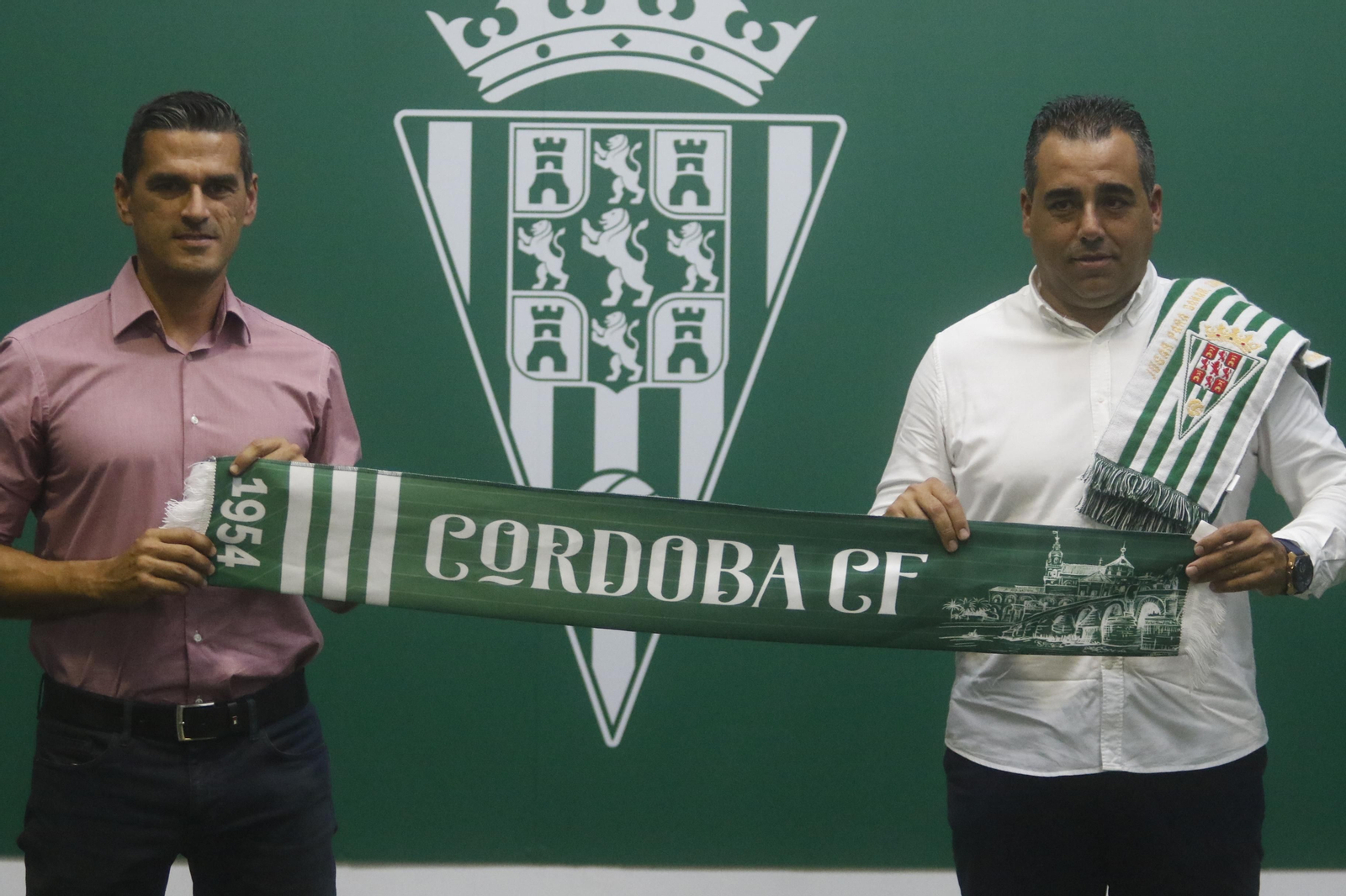 La presentación de Germán Crespo como entrenador del Córdoba CF, en imágenes