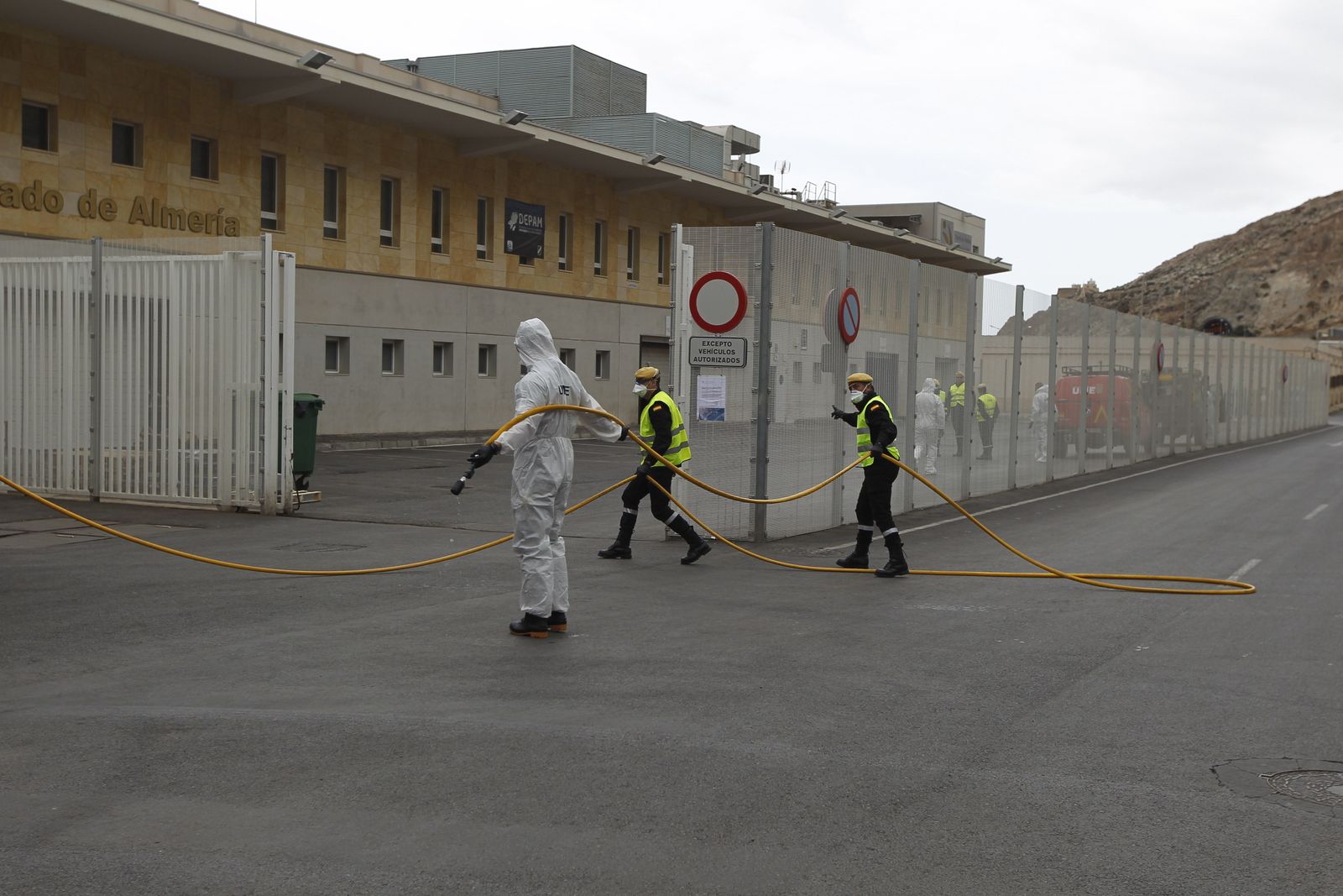 Fotogalería Coronavirus. Actuación UME en Almería.