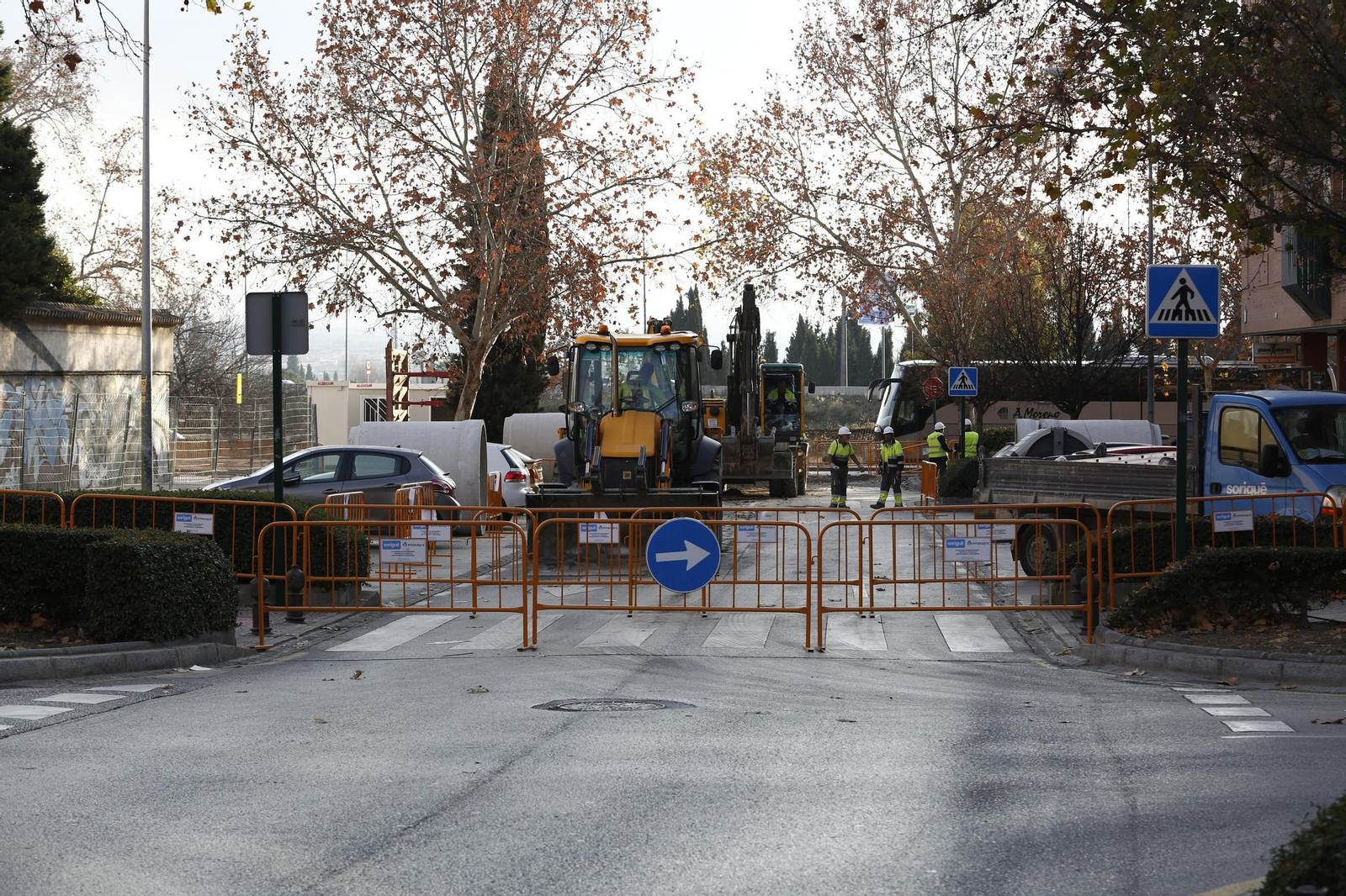 Comienzan las obras en Gonzalo Gallas para acabar con las inundaciones