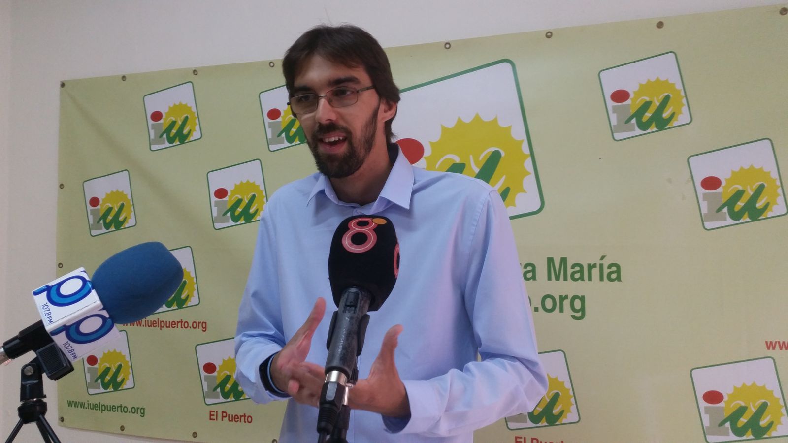 El coordinador de IU y concejal José Luis Bueno.