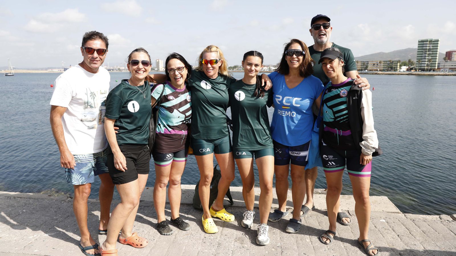 Las fotos de la segunda jornada del Campeonato de España de remo en banco fijo LLaut de La Línea