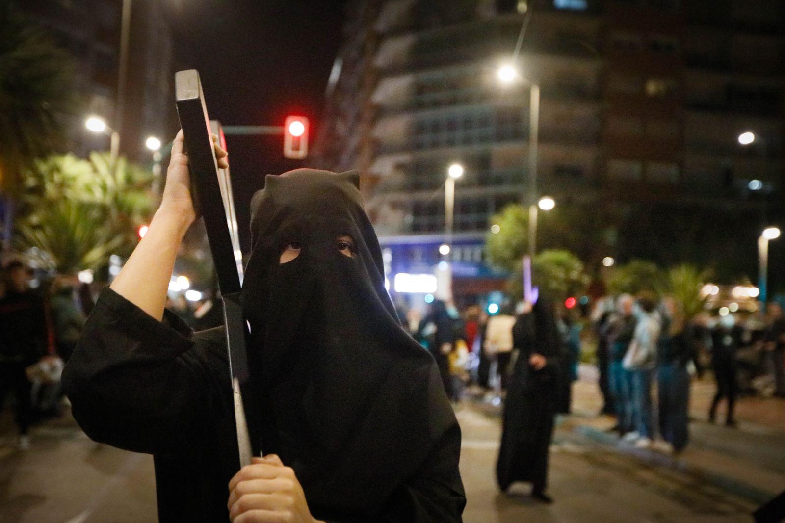 La procesión de La Caridad de Almería, en imágenes
