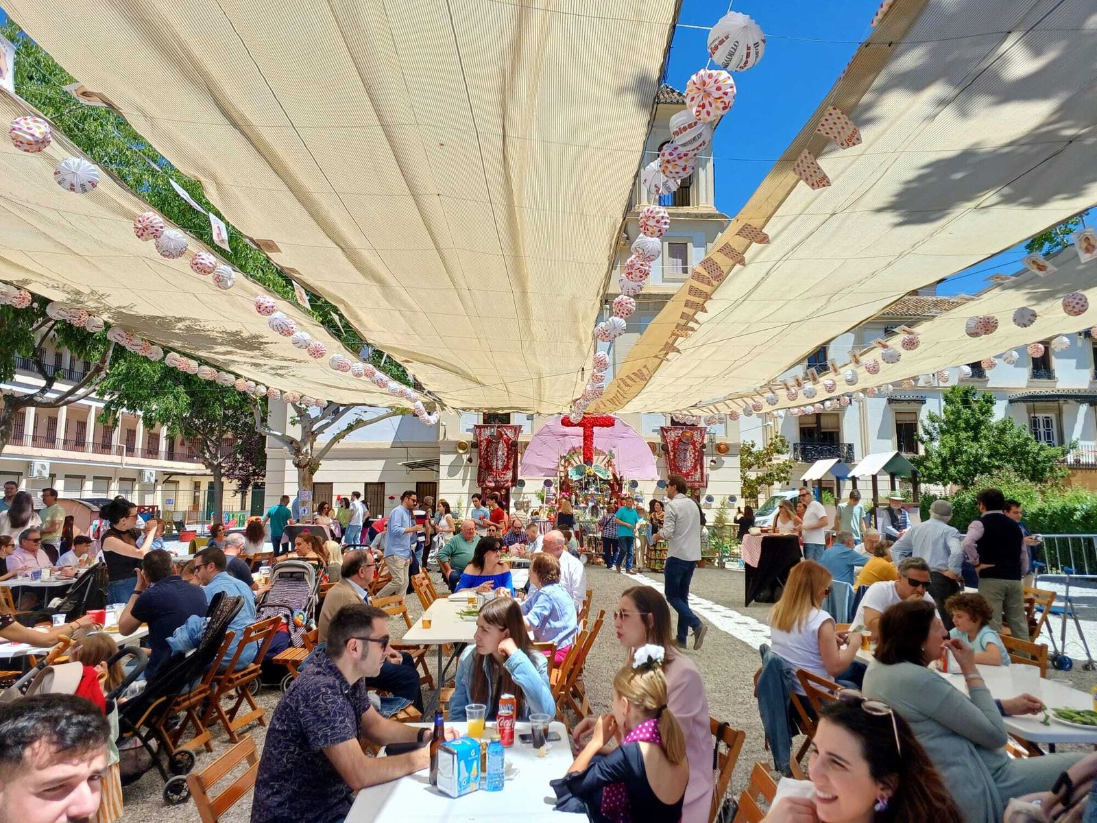 Cruz del Rescate en el colegio de las Siervas.