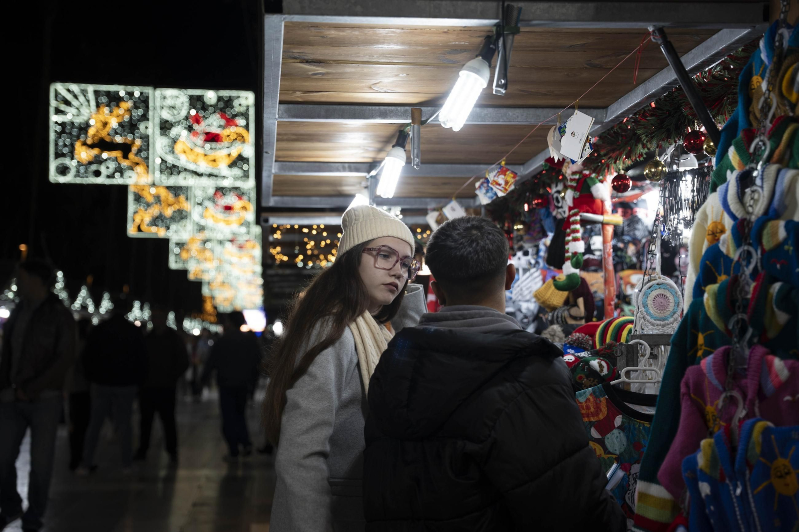 Las mejores imágenes del encendido navideño en Almería