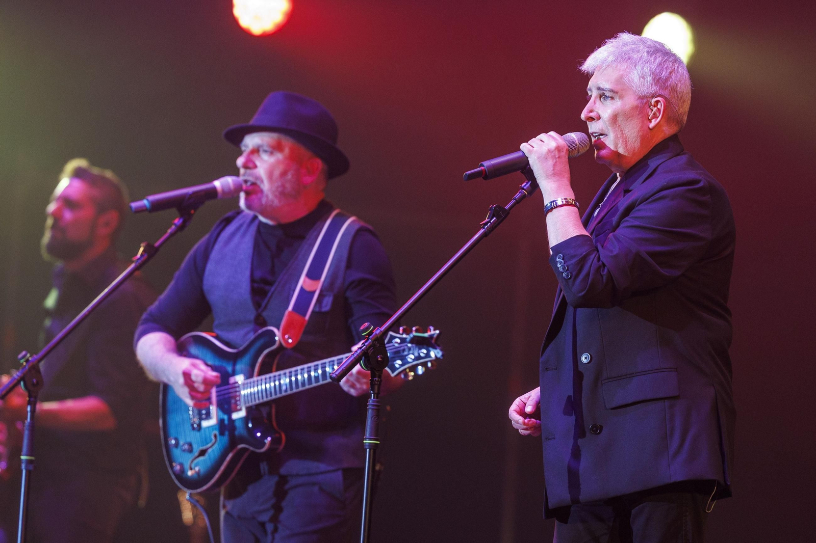 Pecos, durante su concierto de Zaragoza.