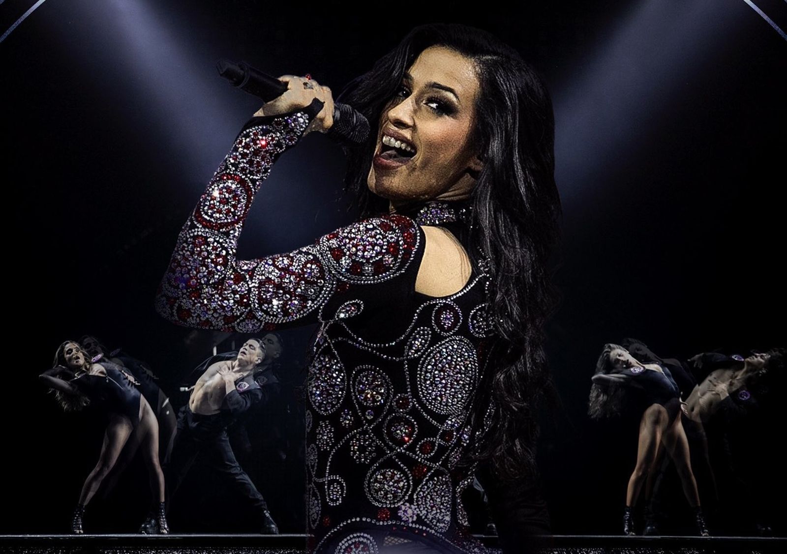 La representante española en Eurovisión, Chanel Terrero, y su vestido de Palomo Spain