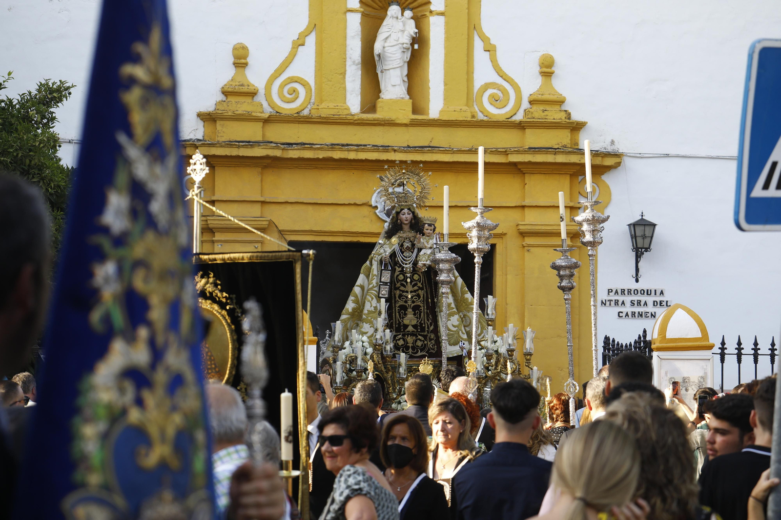 La procesión de la Virgen del Carmen de Puerta Nueva de Córdoba, en imágenes