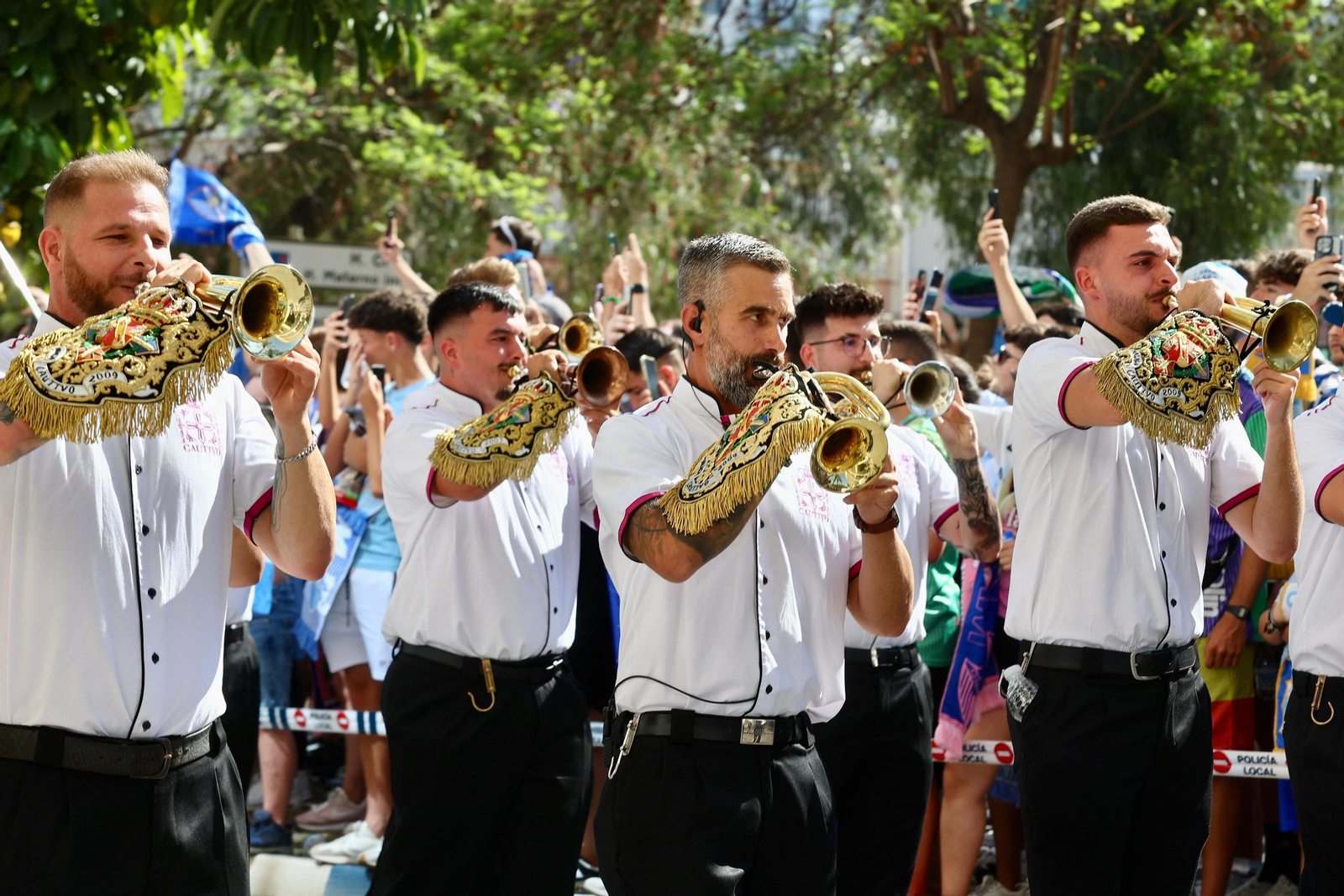 Las fotos de otra exhibición de la afición antes del Málaga-Nàstic