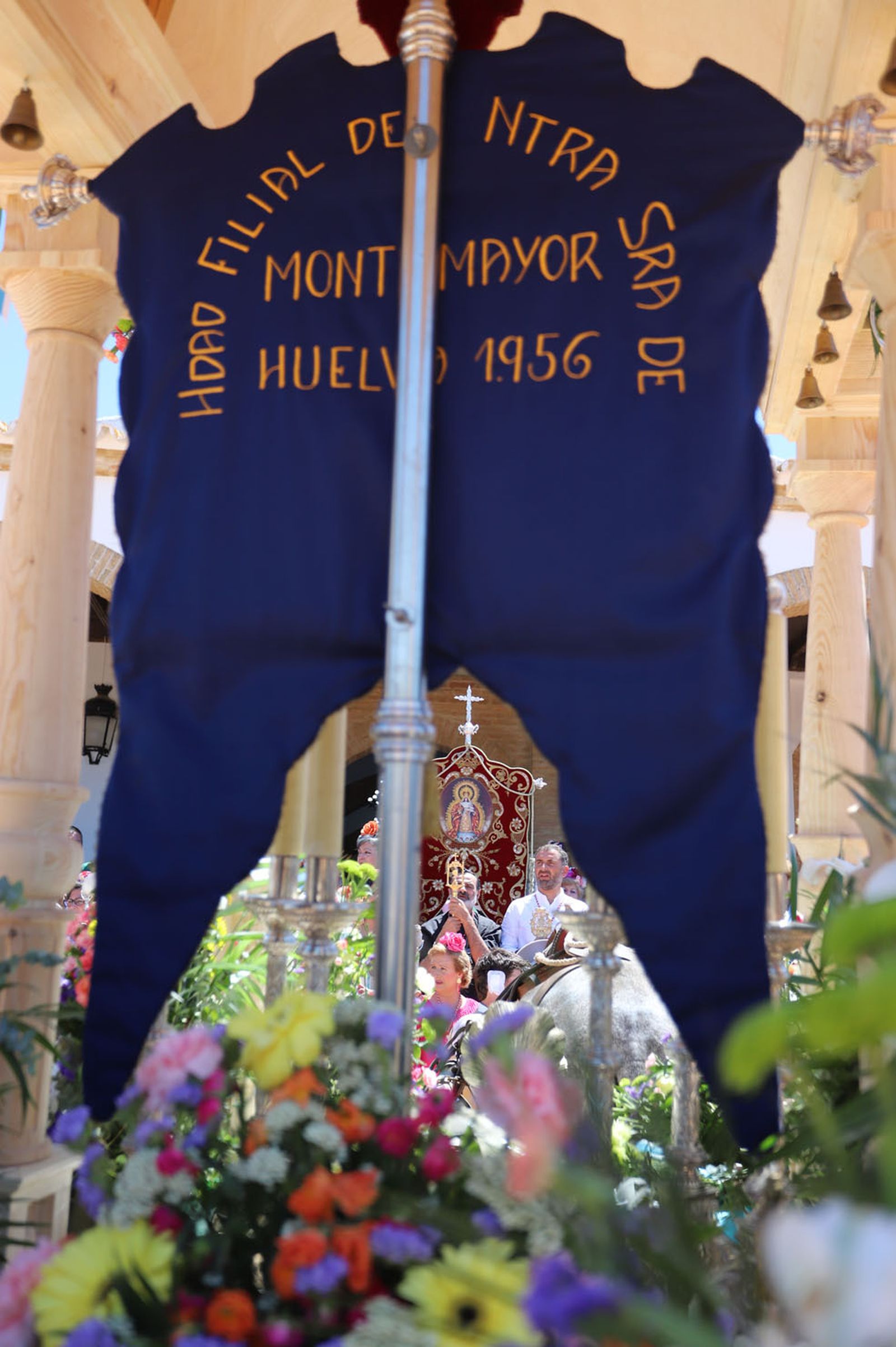 Imágenes de la presentación de las hermandades filiales ante la Virgen de Montemayor