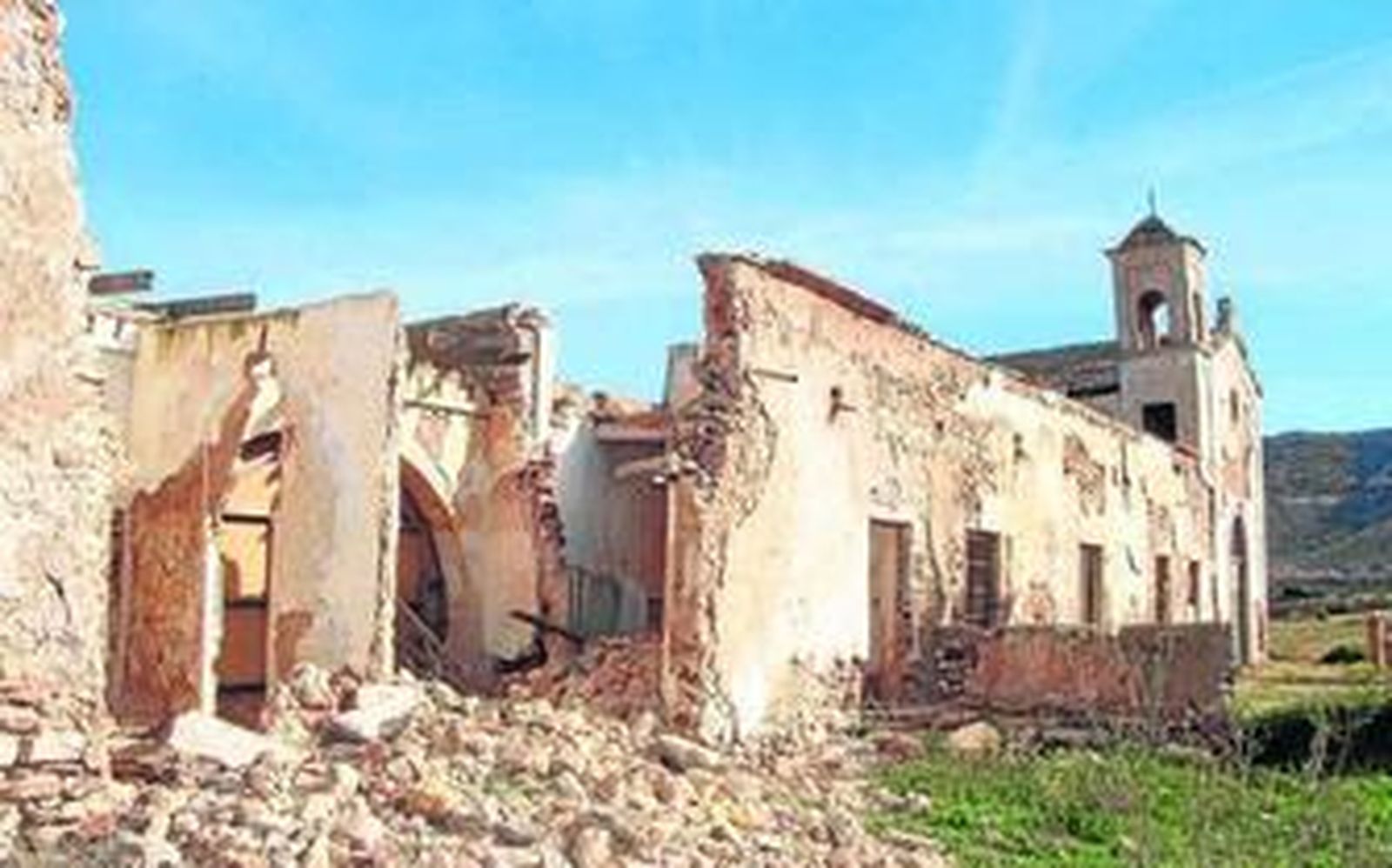 Aspecto del Cortijo del Fraile en una imagen captada hace dos semanas.