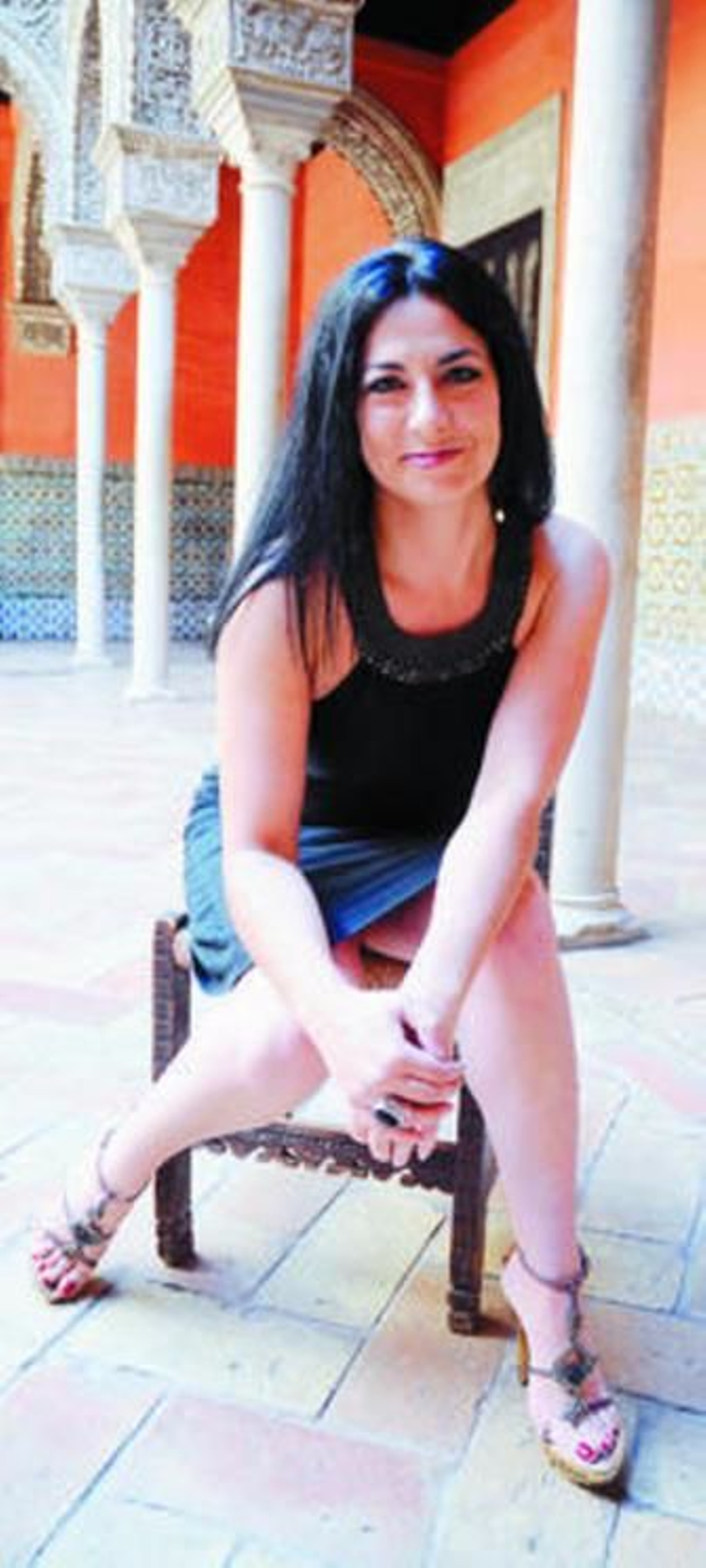 Pilar Jurado (Madrid, 1968), antes de ser entrevistada.