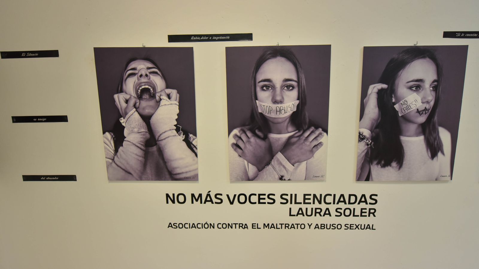 Exposición 'No mas voces silenciadas' de Laura Soler en el centro documental, en imágenes